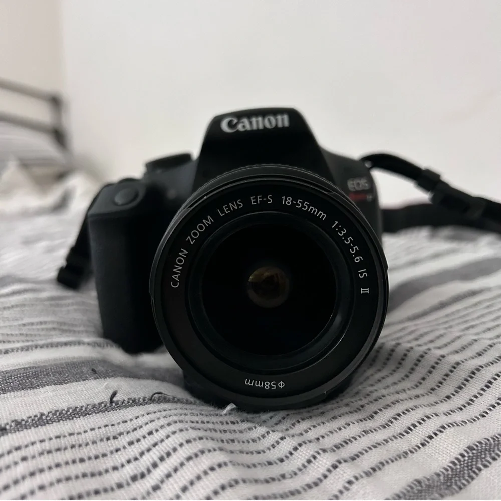 Canon EOS Rebel T7 DSLR Two Lens Kit with EF-S 18-55mm and EF 75-300mm Lenses